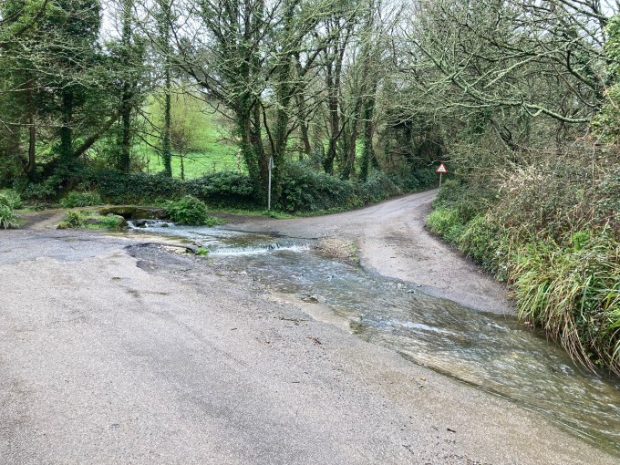 The ford at Strawberry Lane, Joppa.