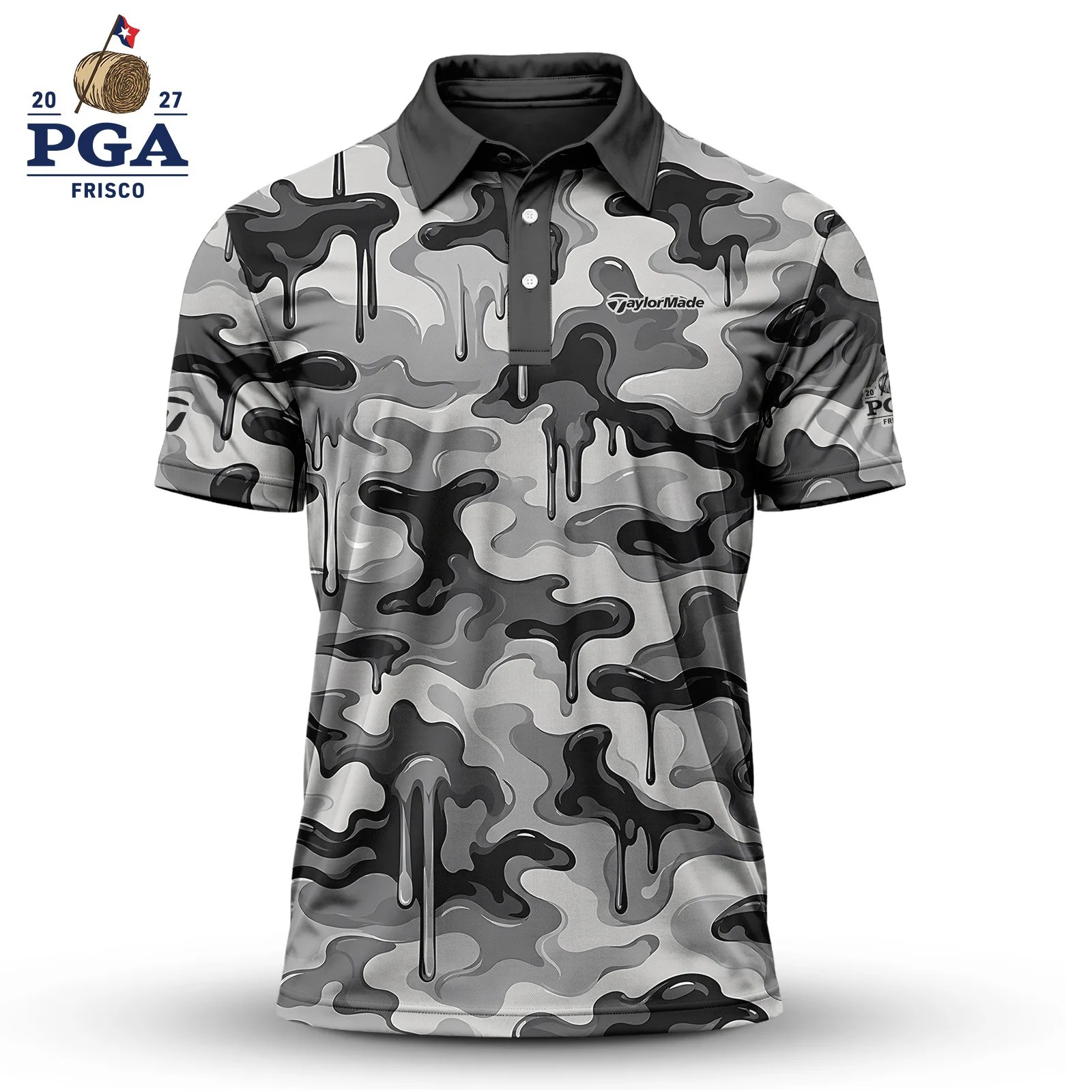 Golf 2027 PGA. Pattern AOP Polo Shirt LDLO28072617