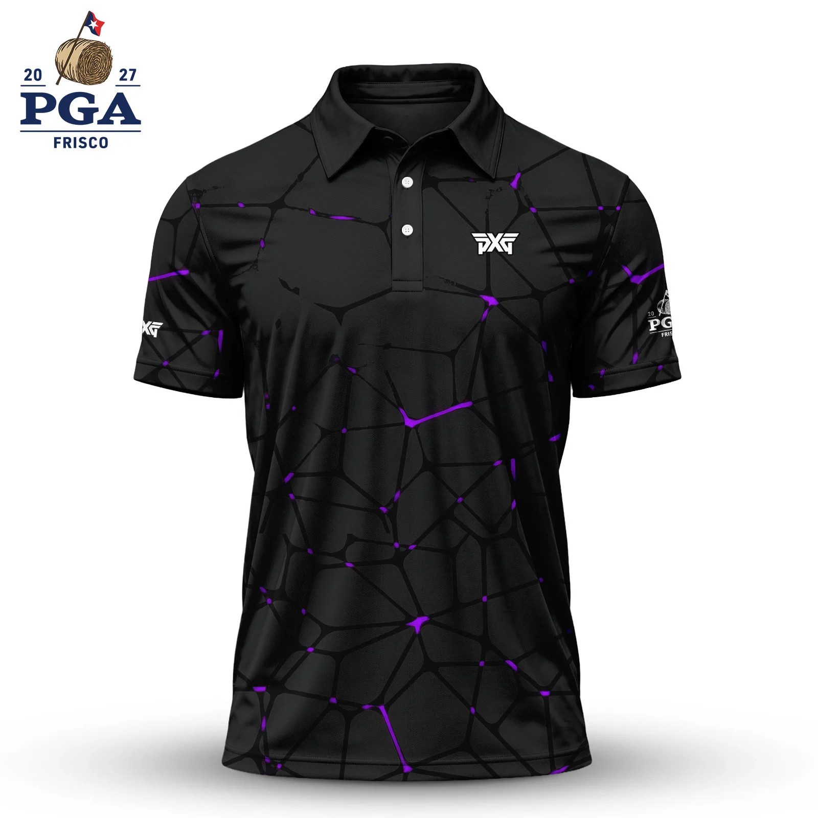 Golf 2027 PGA. Pattern AOP Polo Shirt LDLO28072610