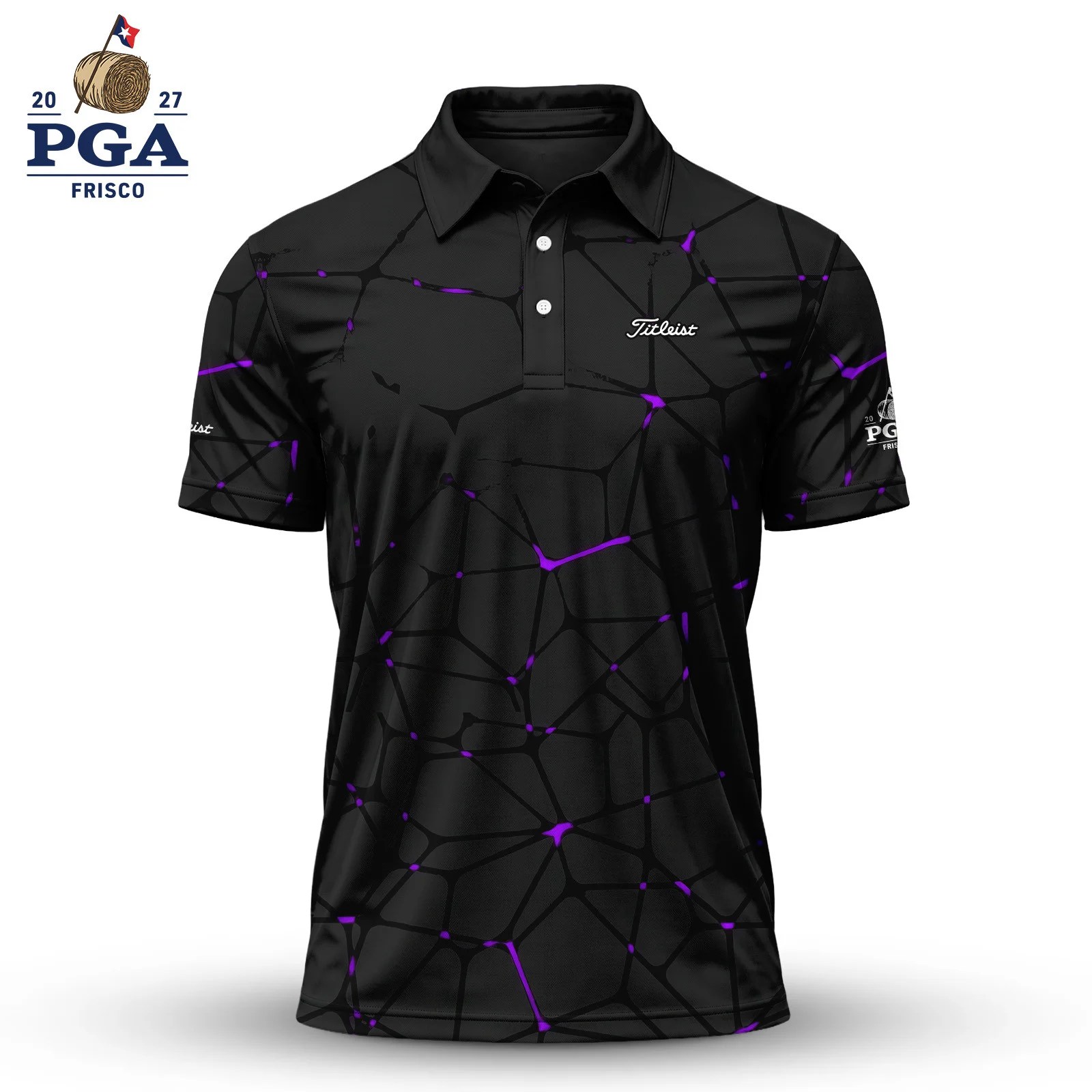 Golf 2027 PGA. Pattern AOP Polo Shirt LDLO28072606