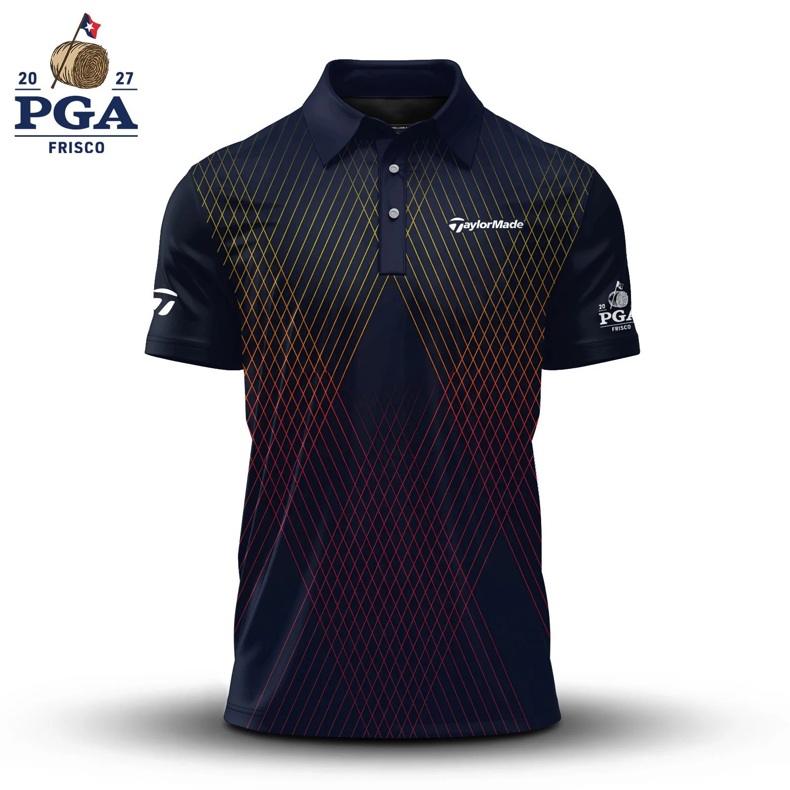 Golf 2027 PGA. Pattern AOP Polo Shirt LDLO280726252
