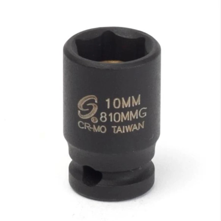 Sunex Schlag-Stecknuss 10 Mm 12-kant | 1/4 Zoll Antrieb Mit Magnet – Für Harte Einsätze