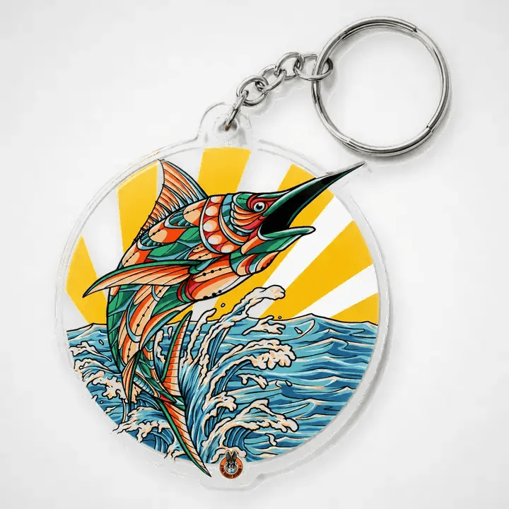 Marlin — Acrylic Keychain