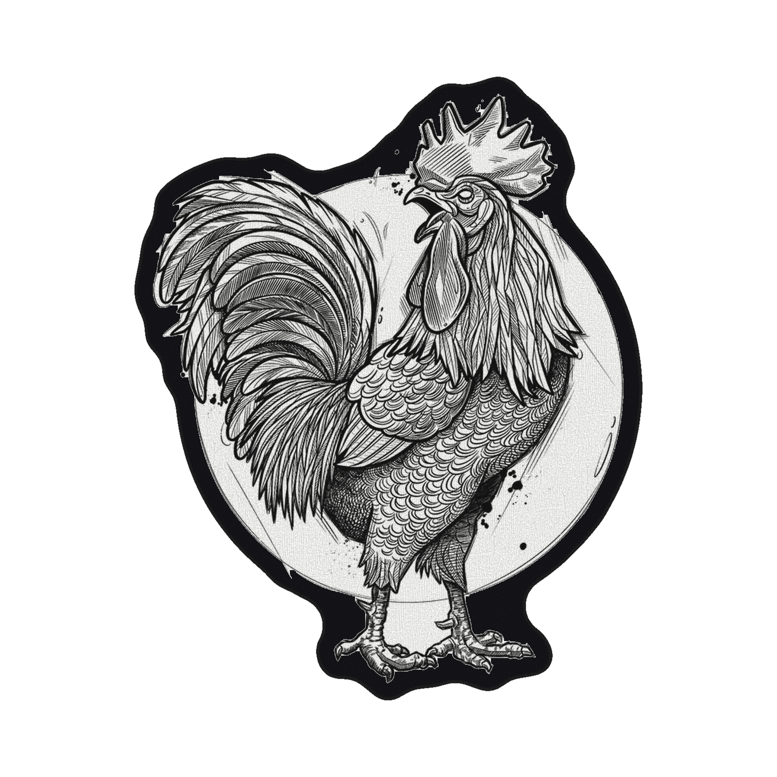 Rooster Floor Rug
