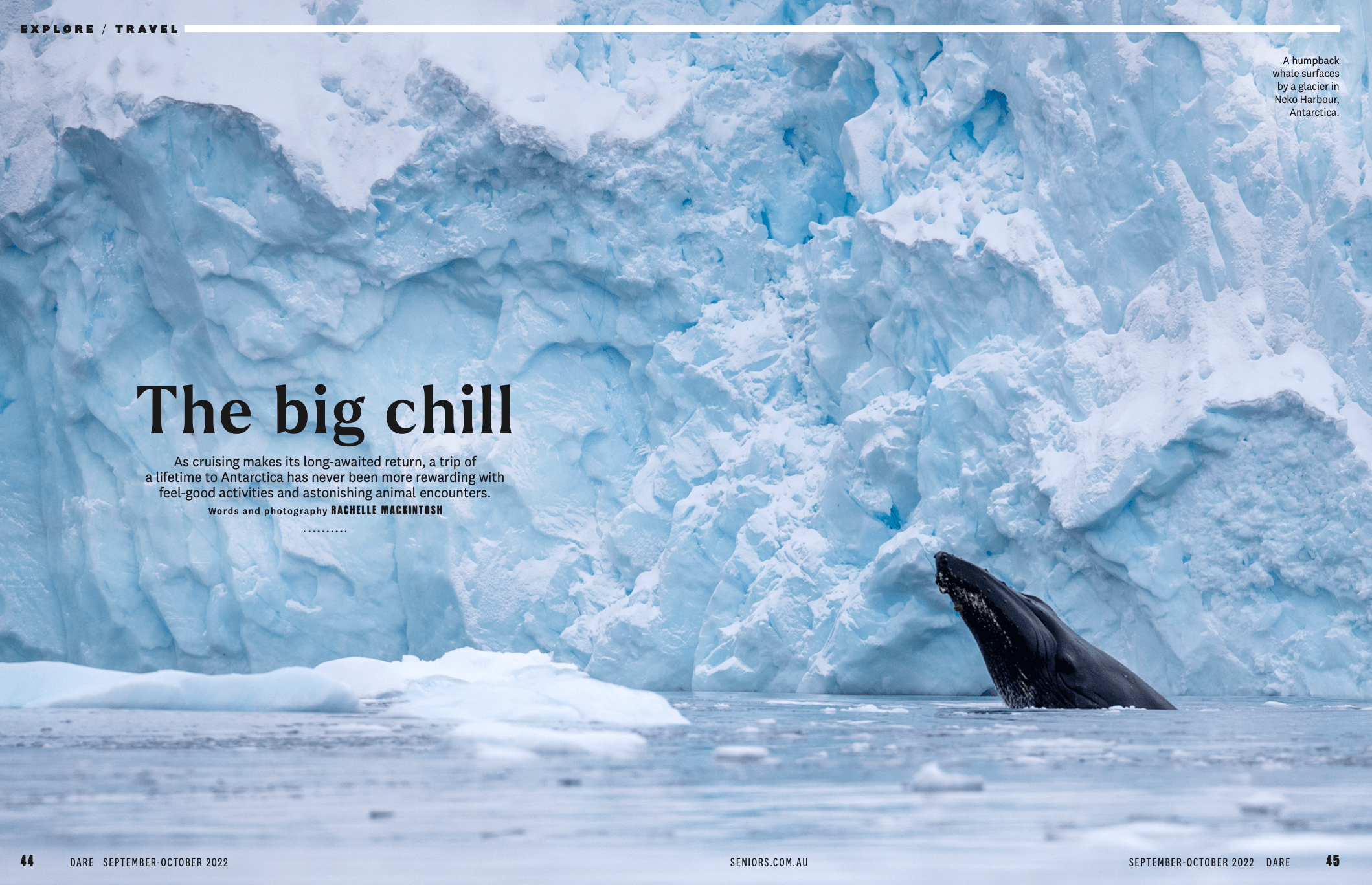 Antarctica 2022; Dare magazine