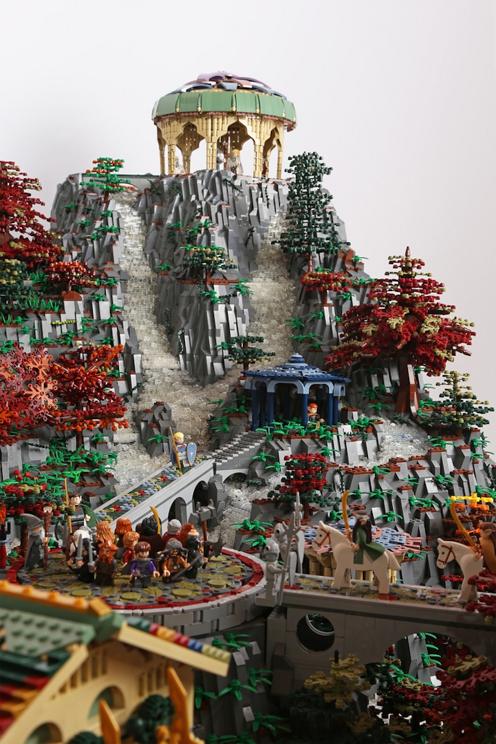 Impressive LEGO Build LOTR's Rivendell Recreated with