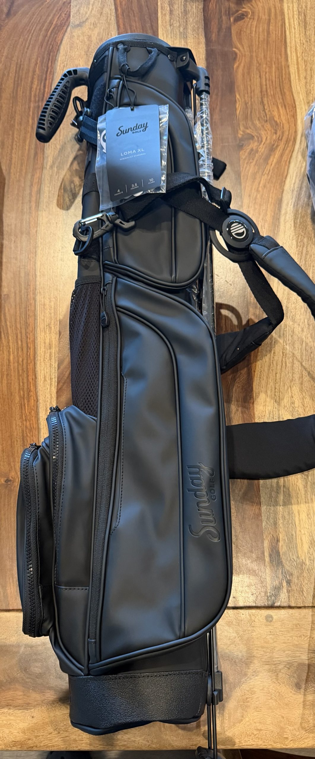 Sunday Golf Bag - The Loma XL Matte Black