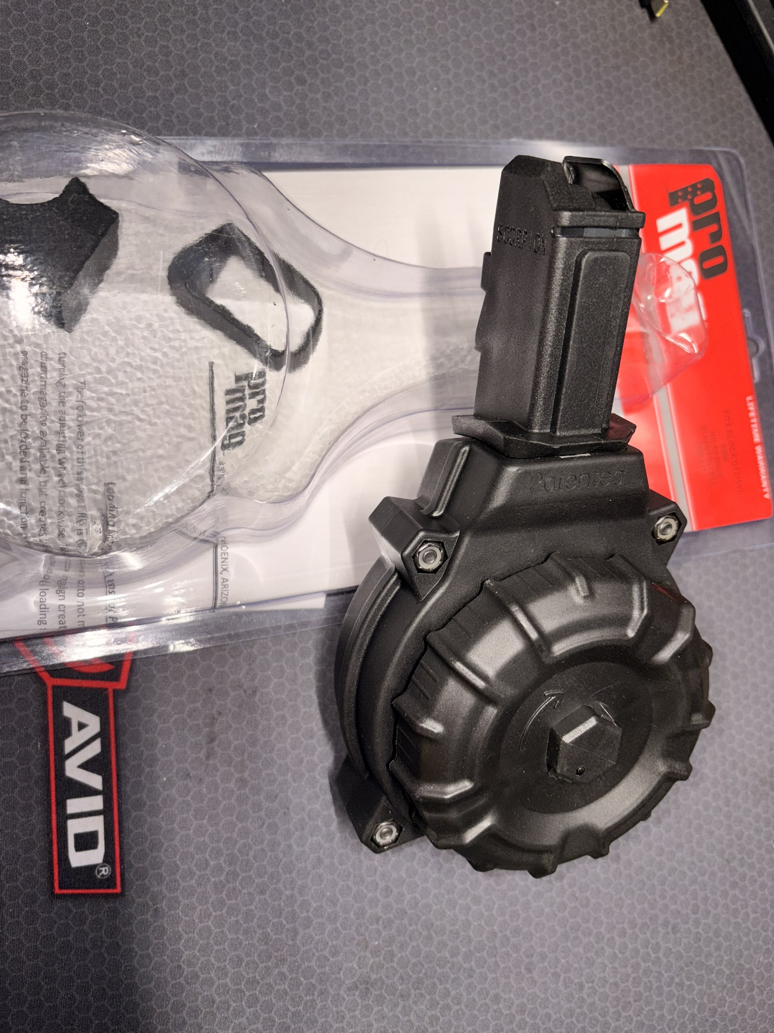 ProMag CZ Scorpion 9mm 50-Round Drum Magazine – DRM-A22