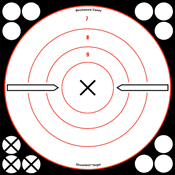 Birchwood Casey B/C TARGET SHOOT-N-C 8" WHITE/