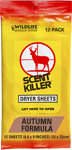 Wildlife Research WRC DRYER SHEETS SCENT KILLER