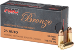 PMC PMC 25 ACP 50GR FMJ-RN