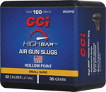 CCI CCI HIGH BAR AIR PELLETS 22