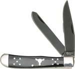 American Buffalo Knife & Tool ABKT CATTLEMANS CUTLERY BLACK