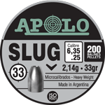 Apolo Pellets HATSAN APOLO 25 SLUG 33 GRAIN