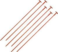 Gun Storage Solutions GSS ORANGE RIFLE RODS .22