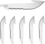 Outdoor Edge OUTDOOR EDGE 3" DROP POINT BLD