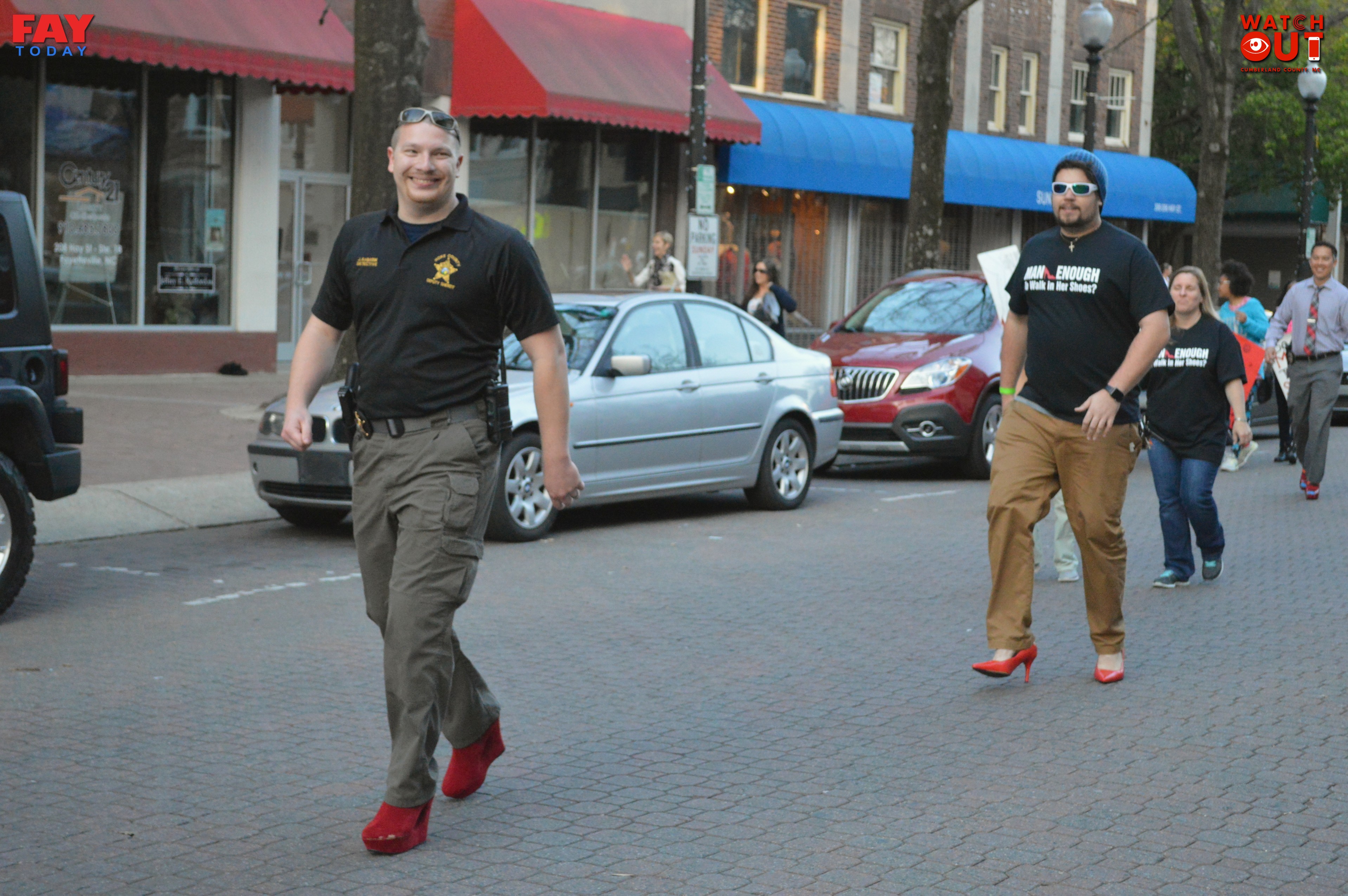Fayetteville Fire Fighters on Andrews Rd after Tornado April 16