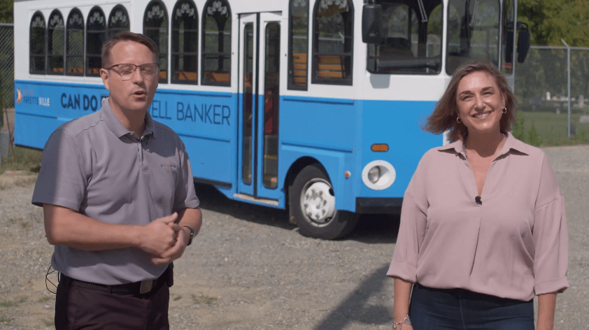 City Update:  New Trolleys hit the Downtown Fayetteville NC Area