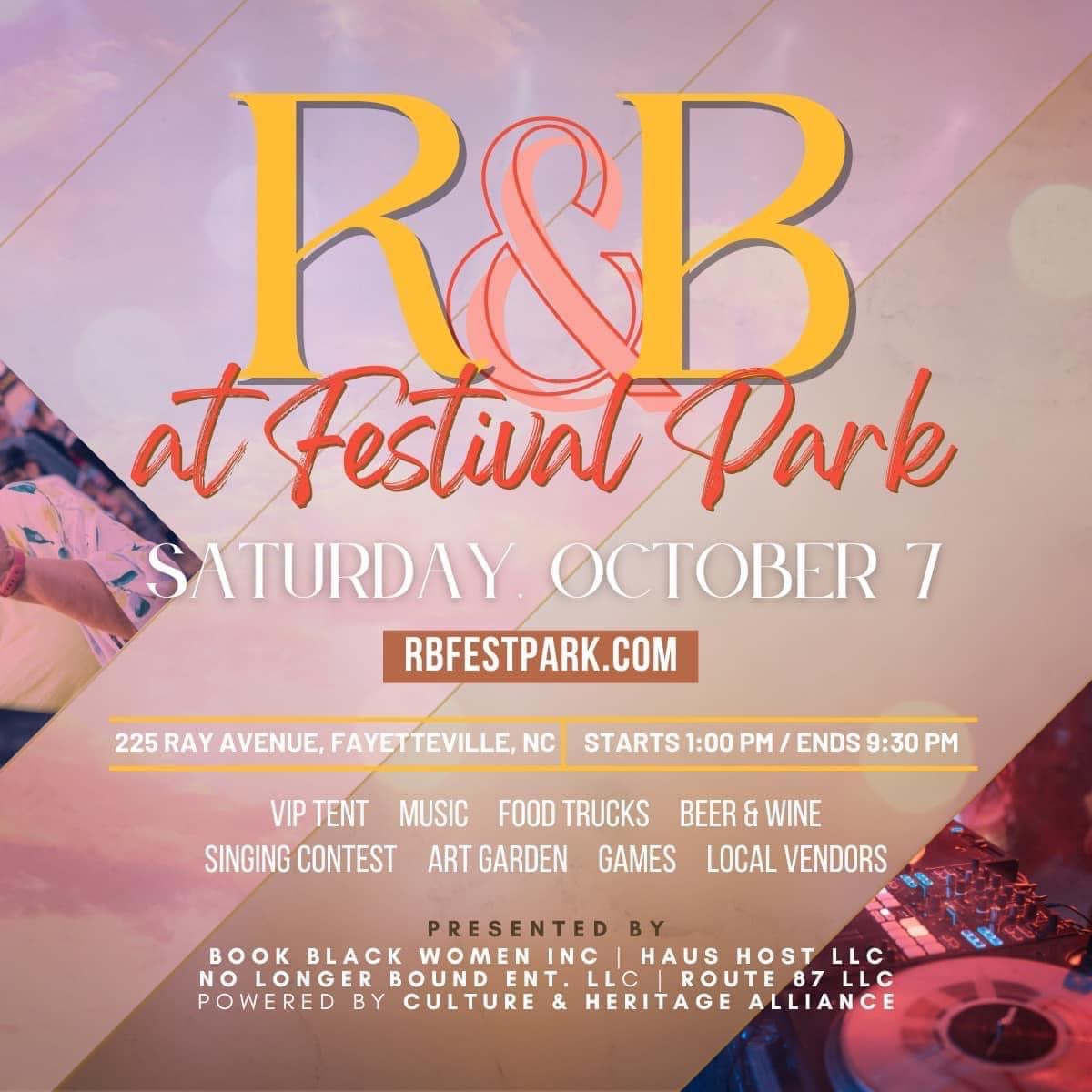 Get Ready to Jam: ‘R&B at Festival Park’ Hits Fayetteville on October 7, 2023