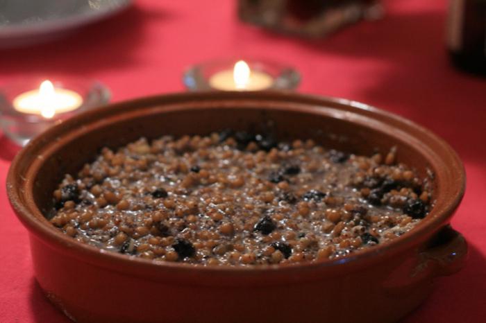Как варится кутья. Кутья из риса с изюмом. Рецепт кутьи из риса с грецким…