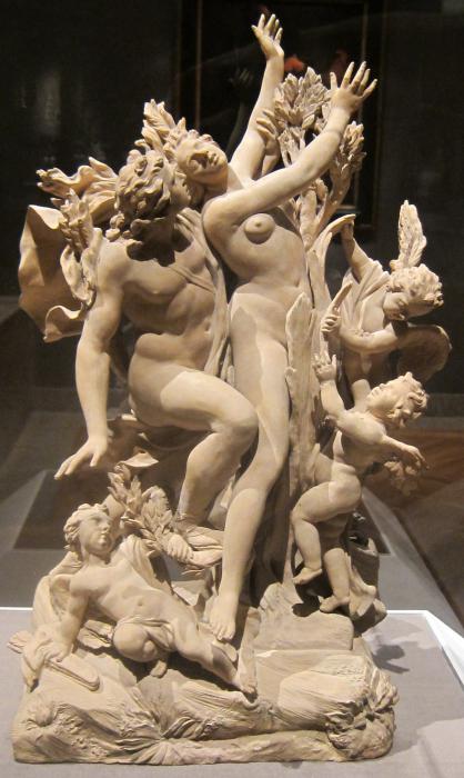 아폴로. Apolone, Daphne, Apollo 및 Muse.에 대한 신화