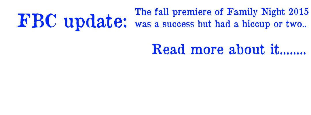 Family Night Fall 2015 Premiere