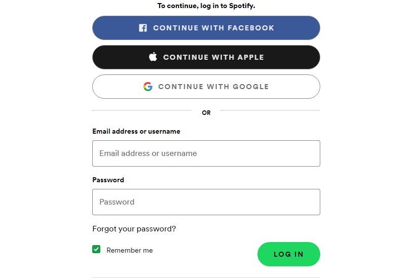 spotify web player