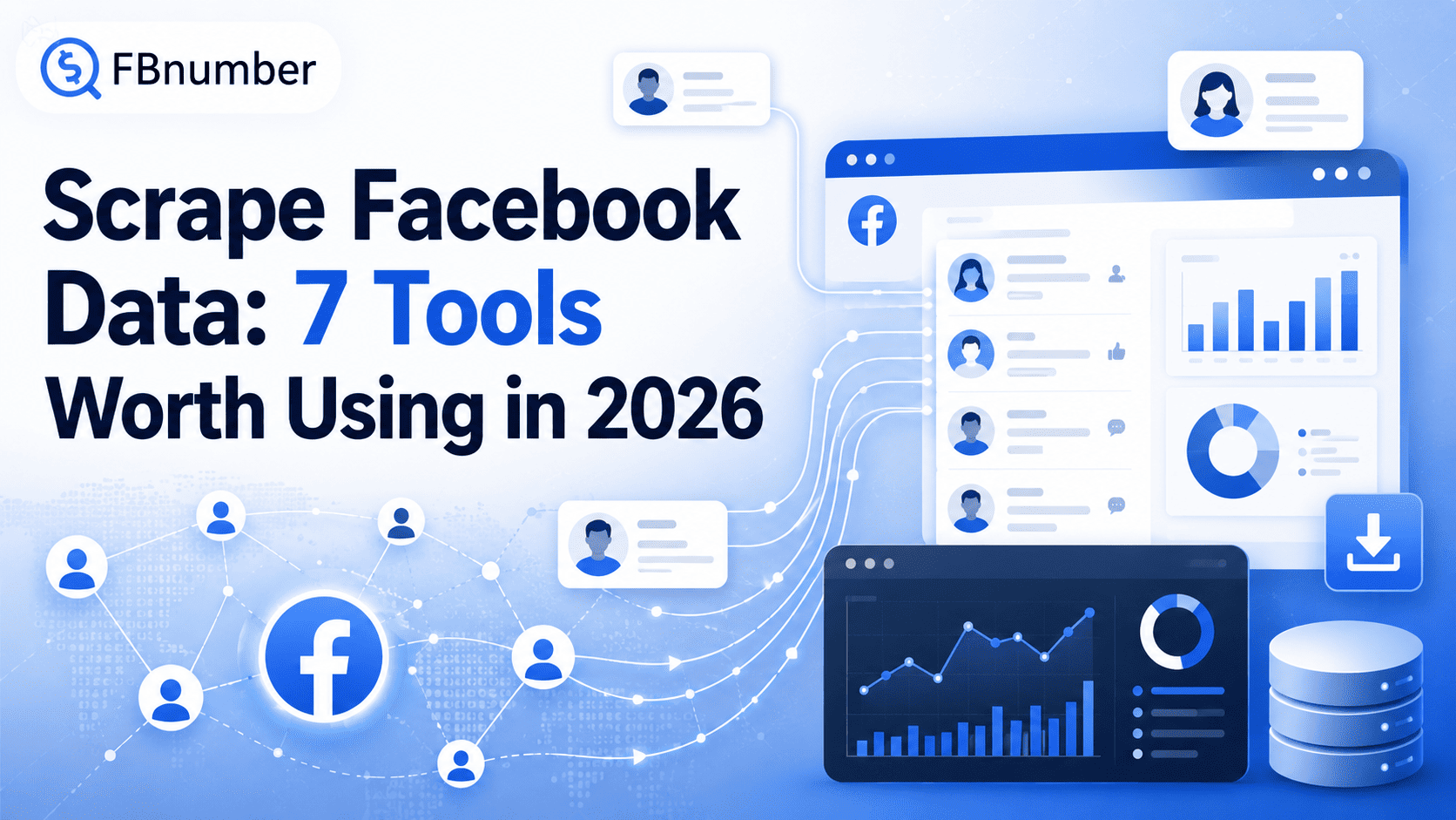 scrape facebook data
