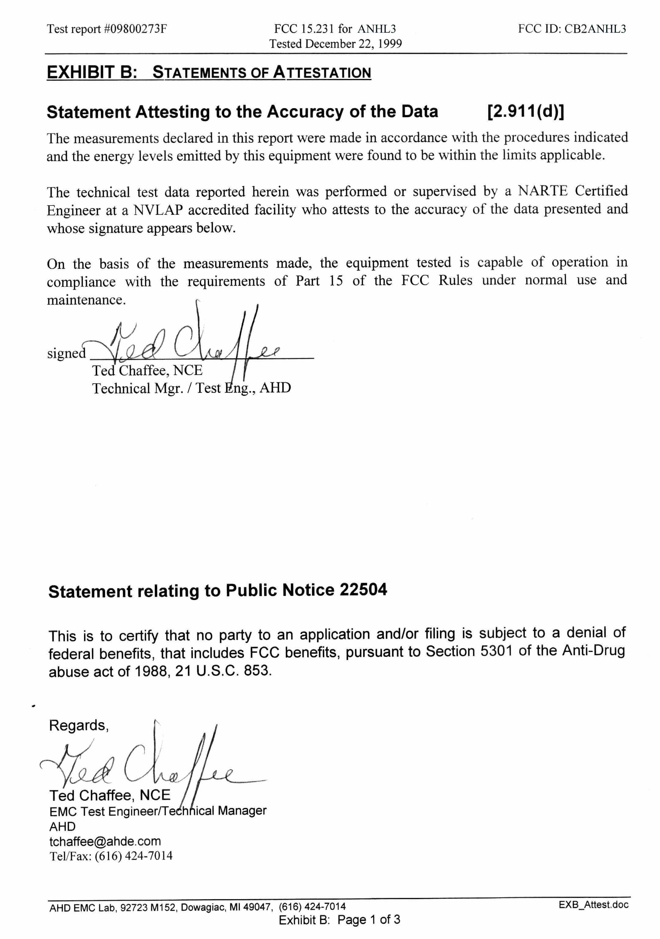 Luckily, some issues can be fixed with easy troubleshooting. ANHL3 Universal Garage Door Opener Attestation Statements