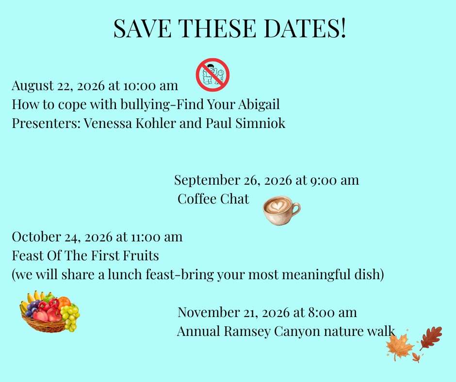 save these dates