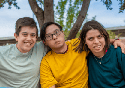 image of three youth