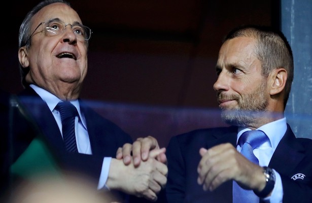 Ceferin cargó contra Florentino