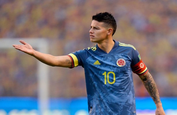 James no jugará con Colombia