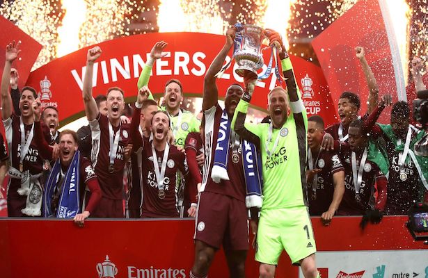 El Leicester celebra la FA Cup