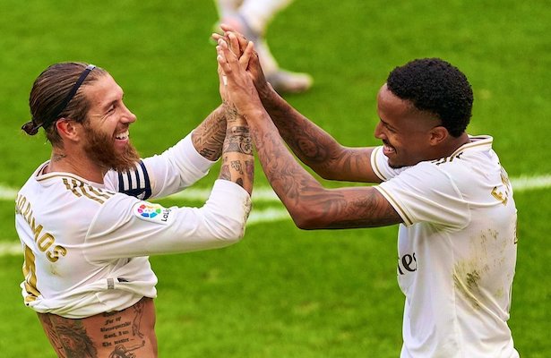 Militao se despidió de Ramos