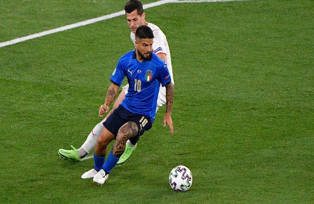 Insigne contento con Mancini