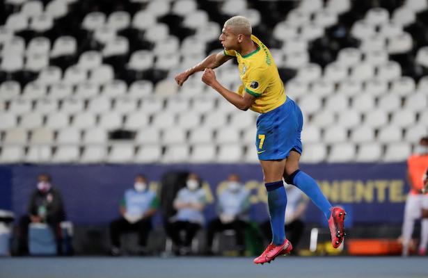Richarlison, delantero de la selección de Brasil