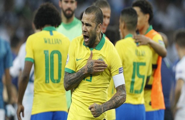 Dani Alves a las Olimpiadas