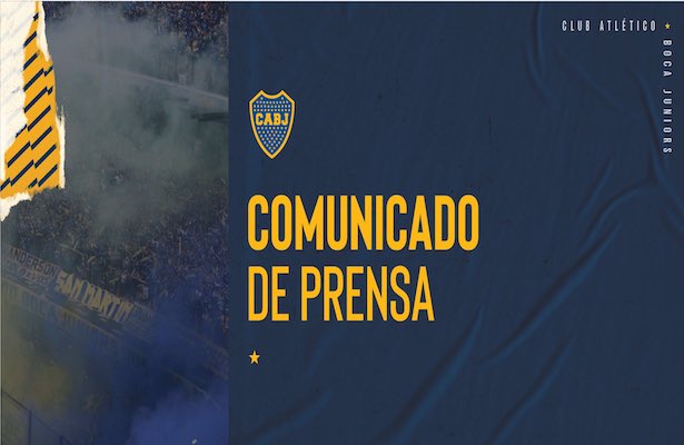 Boca y un nuevo comunicado
