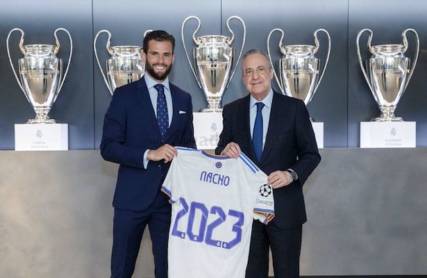 Nacho renovó con el Real Madrid