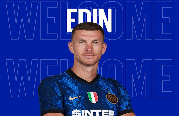 Dzeko con el Inter