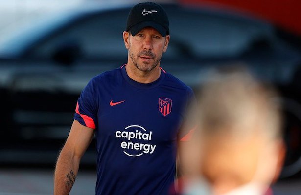 Simeone ya trabaja con su equipo casi completo