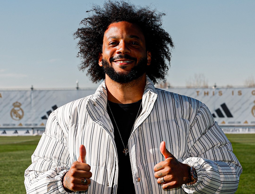 Marcelo de visita en Valdebebas