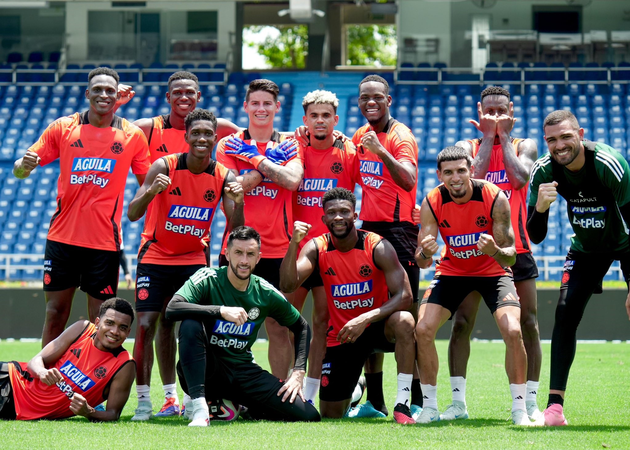 Entrenó Colombia