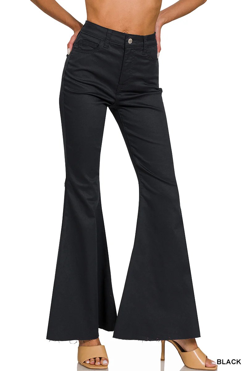 Colored Flare Pants Fearlessly Styled
