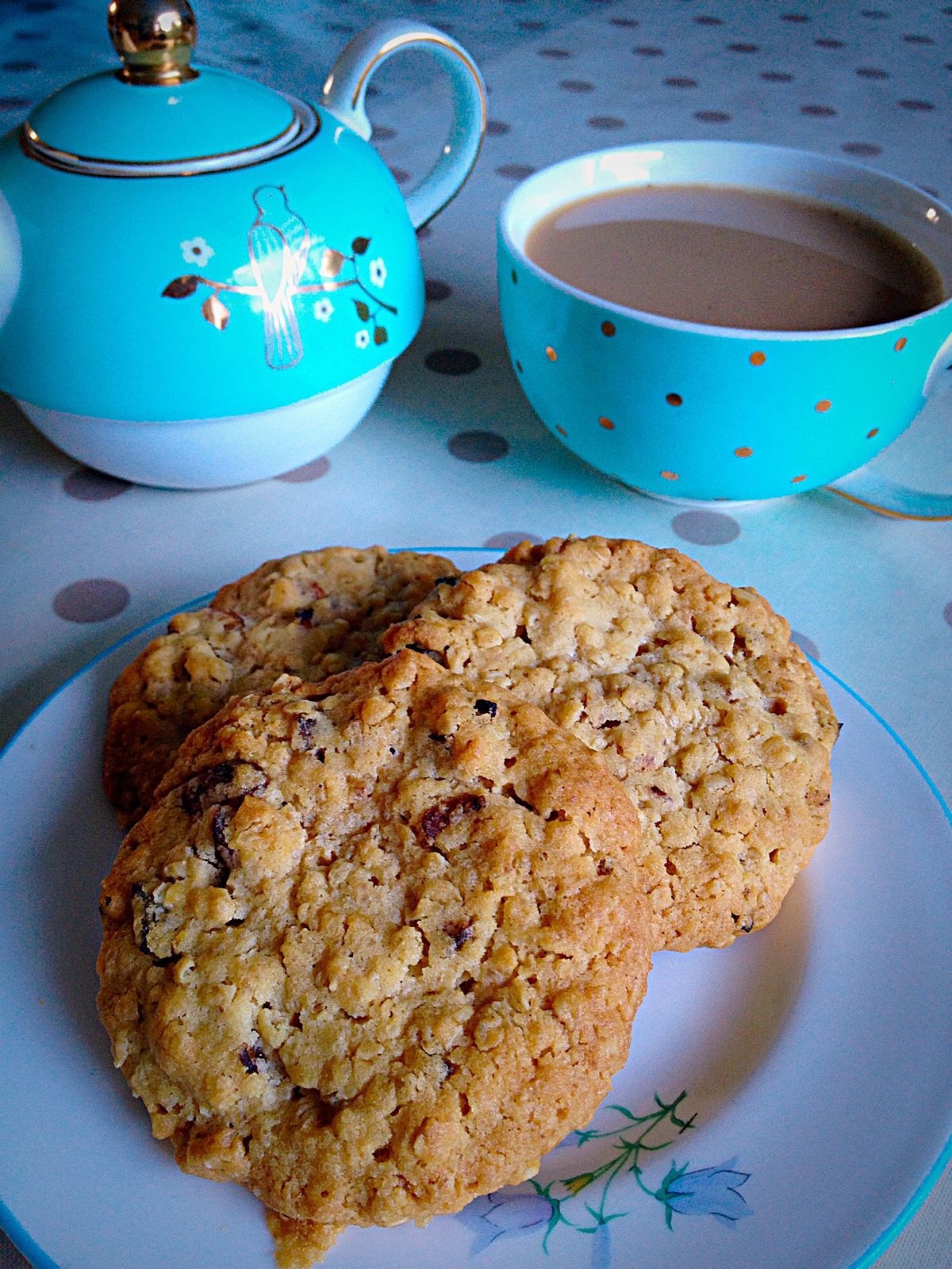 Sweet, chewy and delicious mini cookies flavoured with coffee and packed with crushed walnuts and melting chocolate chips. Camp Coffee Walnut Cookies Feasting Is Fun