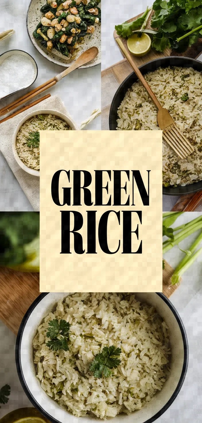 A photo of Green Rice Recipe