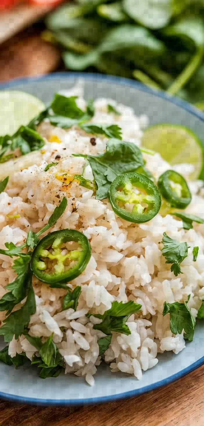 Ingredients photo for Green Rice Recipe
