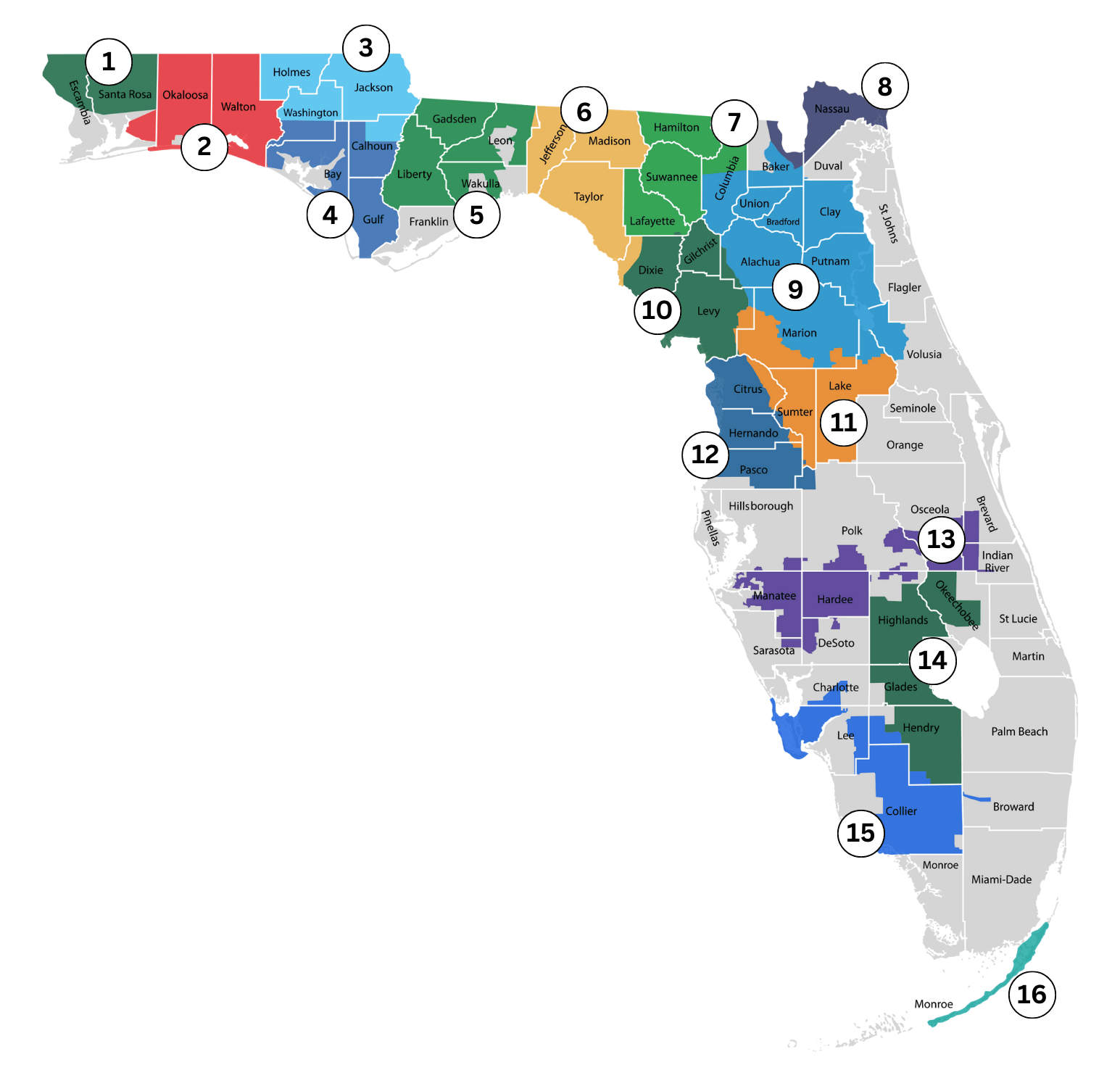Members FECA Map Website 