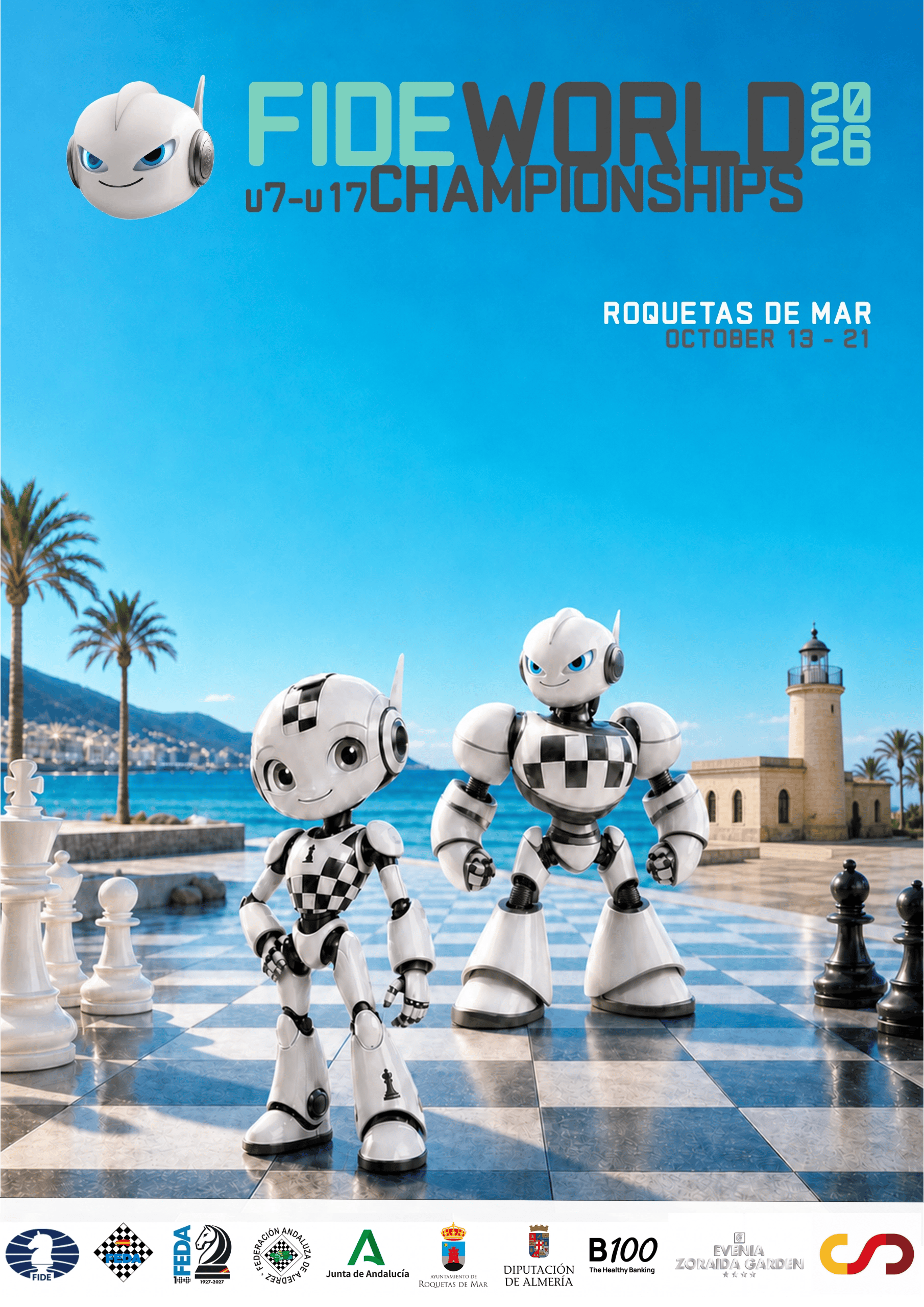 Abierto el plazo de inscripción para los Campeonatos del Mundo Sub-7 a Sub-17 en Roquetas de Mar